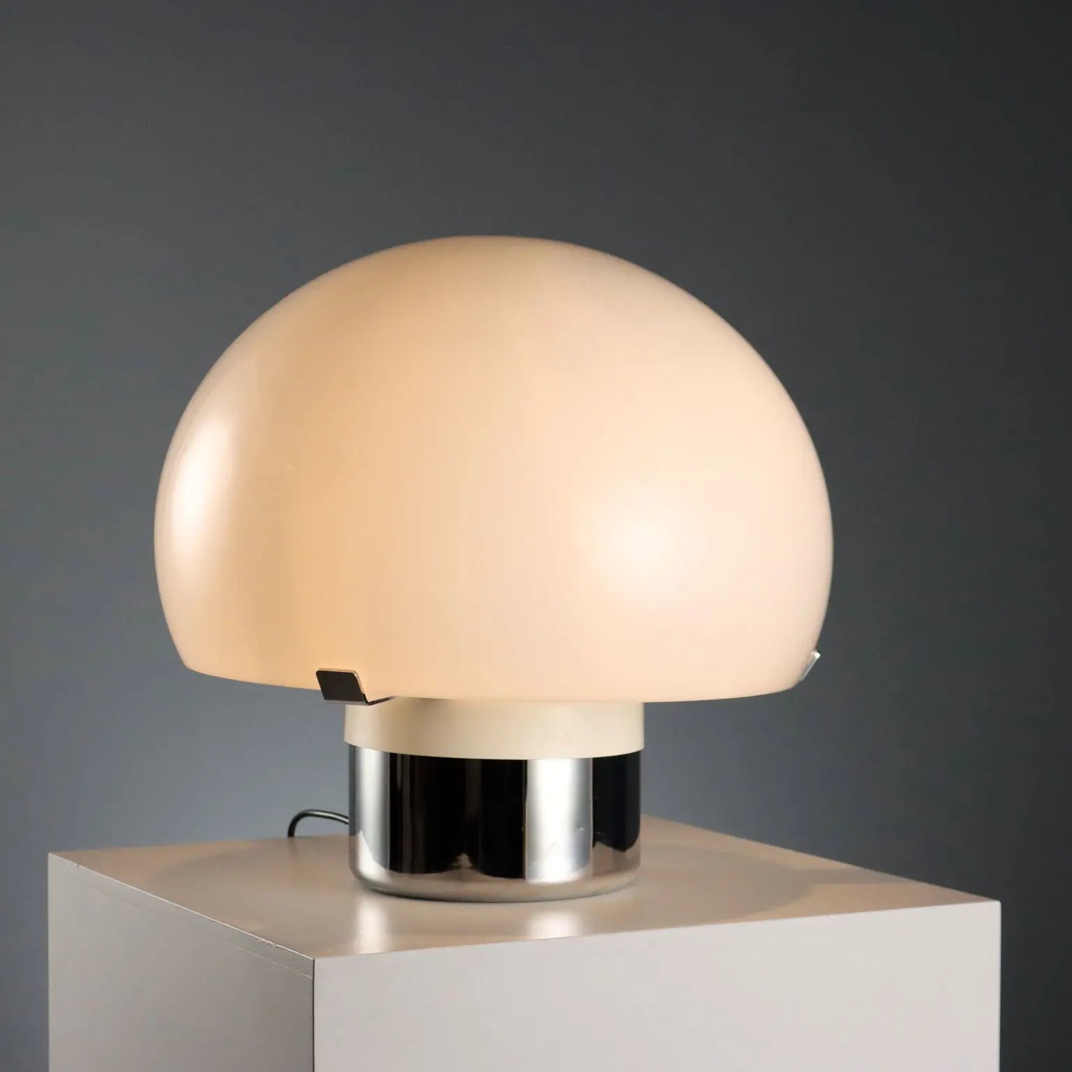 Vintage Lamp Mushroom-Shaped Plastic Design 1970s