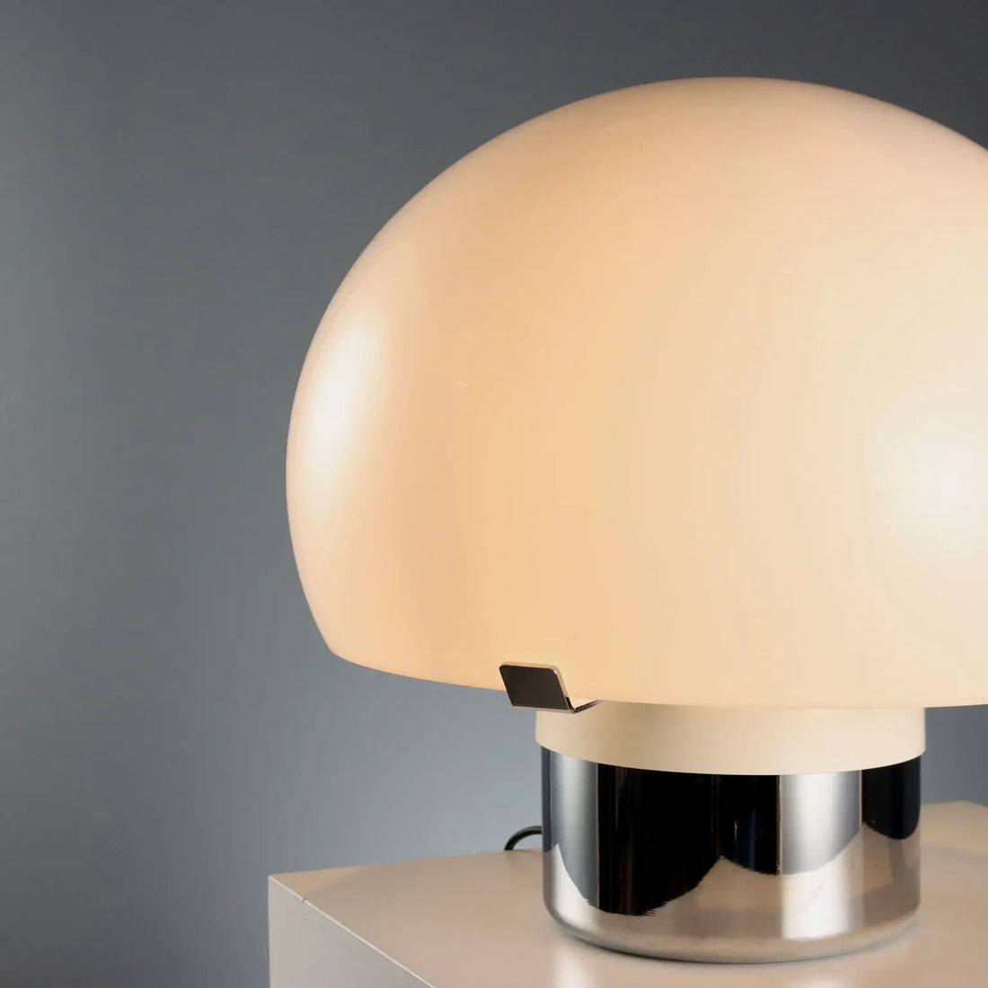 Vintage Lamp Mushroom-Shaped Plastic Design 1970s
