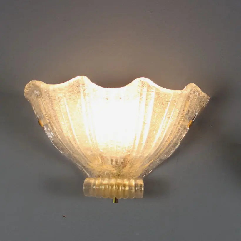 Vintage Wall Lamps Murano Glass Design Italy 1980s-1990s