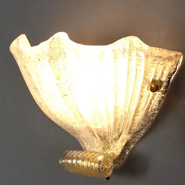 Vintage Wall Lamps Murano Glass Design Italy 1980s-1990s