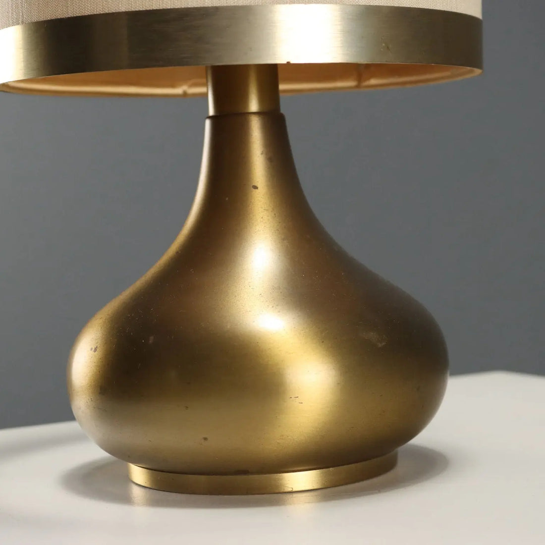 Vintage Table Lamps Brass Design Italy 1970s