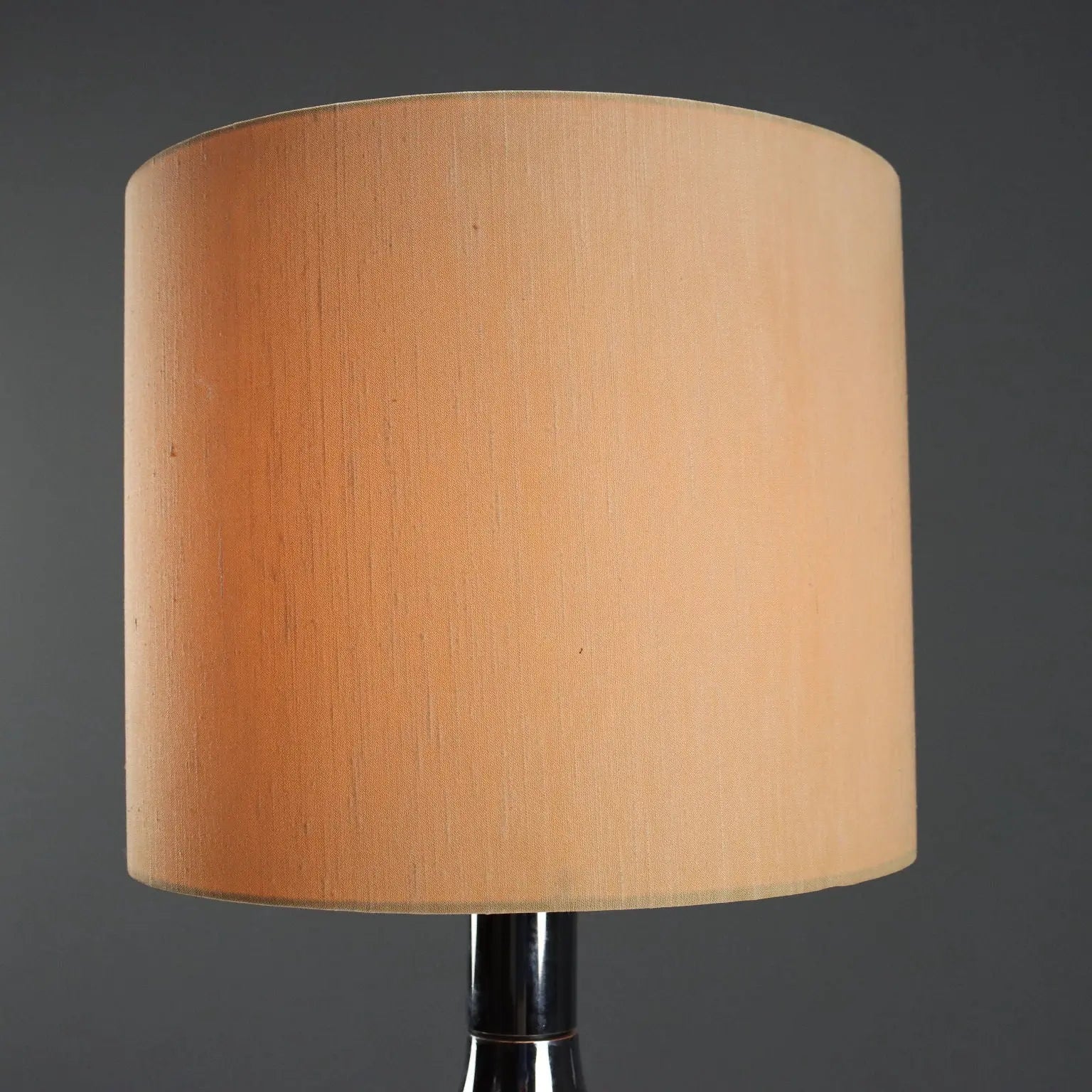 Vintage Table Lamp Chromed Metal Design Italy 1960s