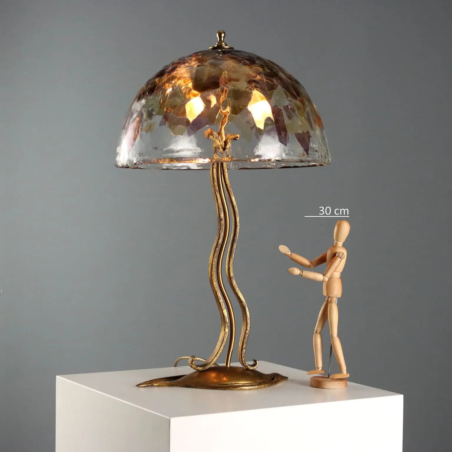 Vintage Lamp La Murrina Murano Glass Design 1980s-1990s