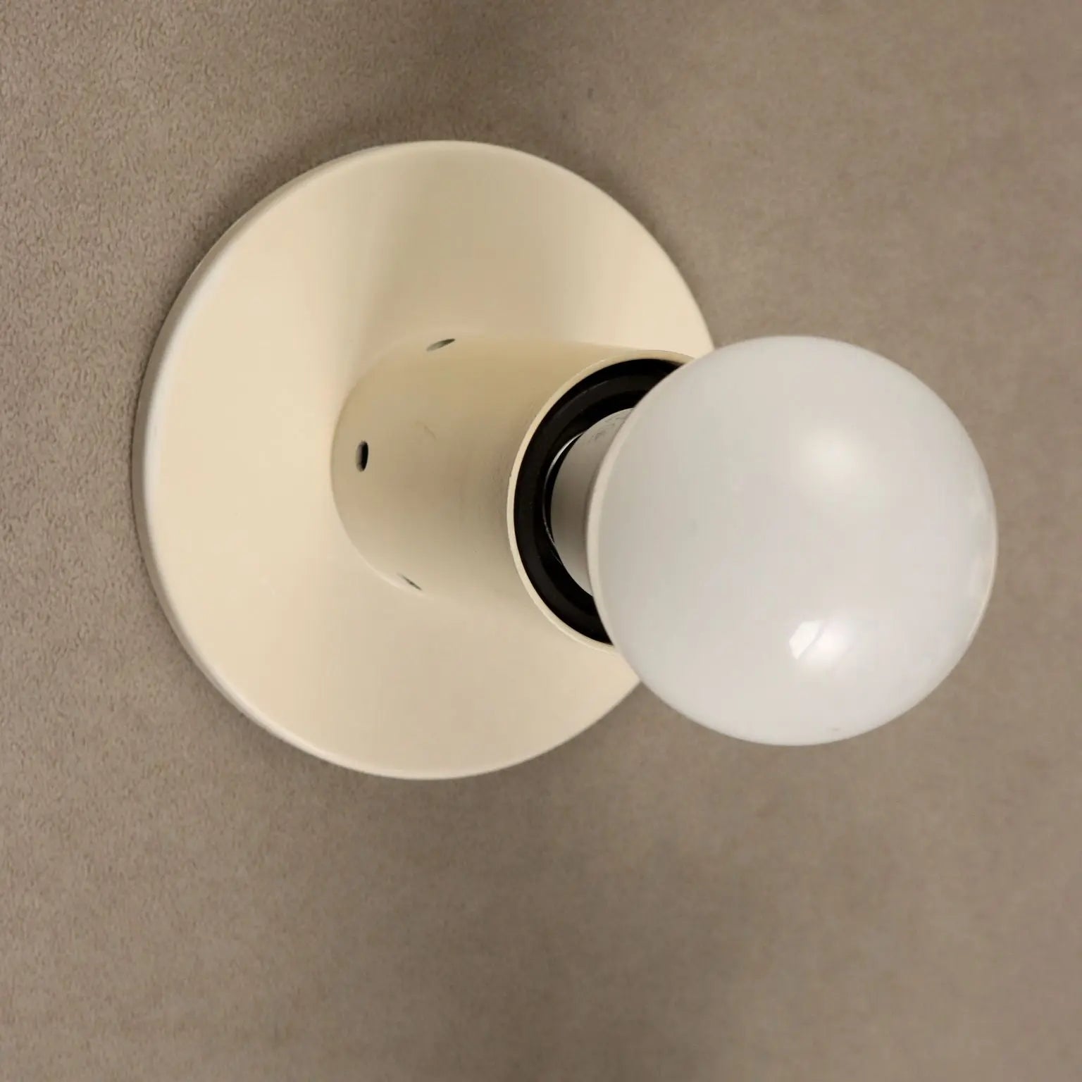 Vintage Wall Lamps White Enamelled Metal Design Italty 1960s