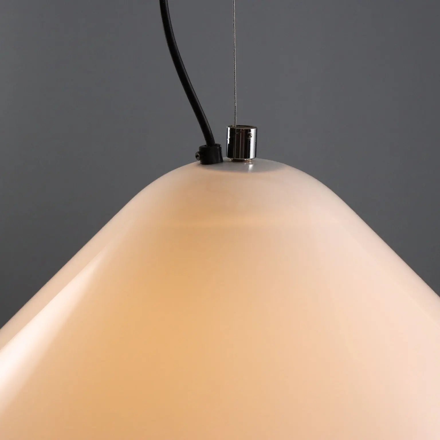 IGuzzini Vintage Ceiling Lamp Plastic Design Italy 1970s