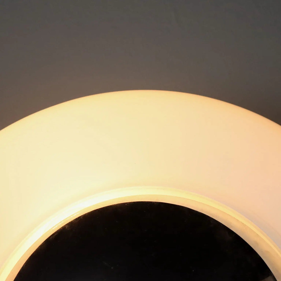 Vintage Wall Lamp Aluminium Glass Design Italy 1960s-70s