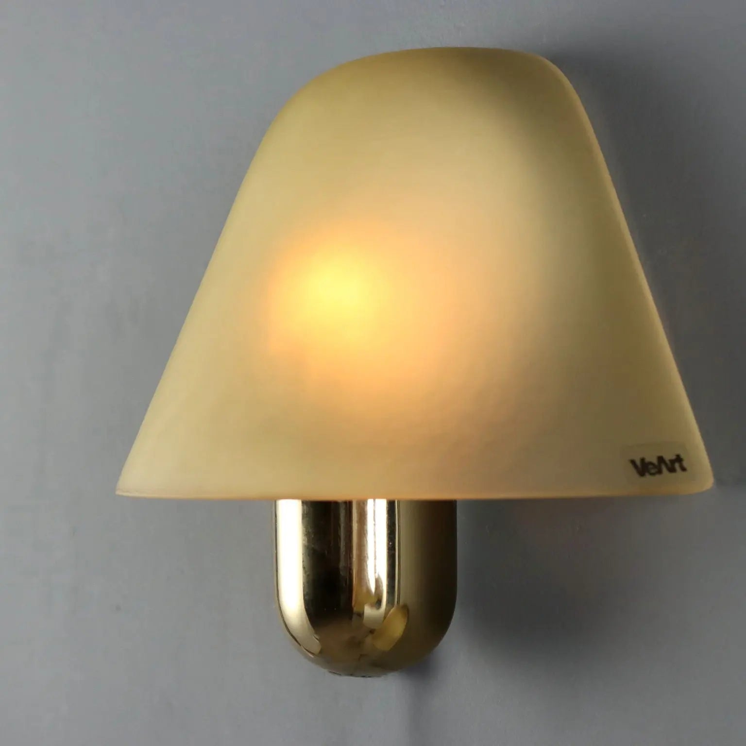 Vintage VeArt Wall Lights Murano Glass Design Italy 1980s