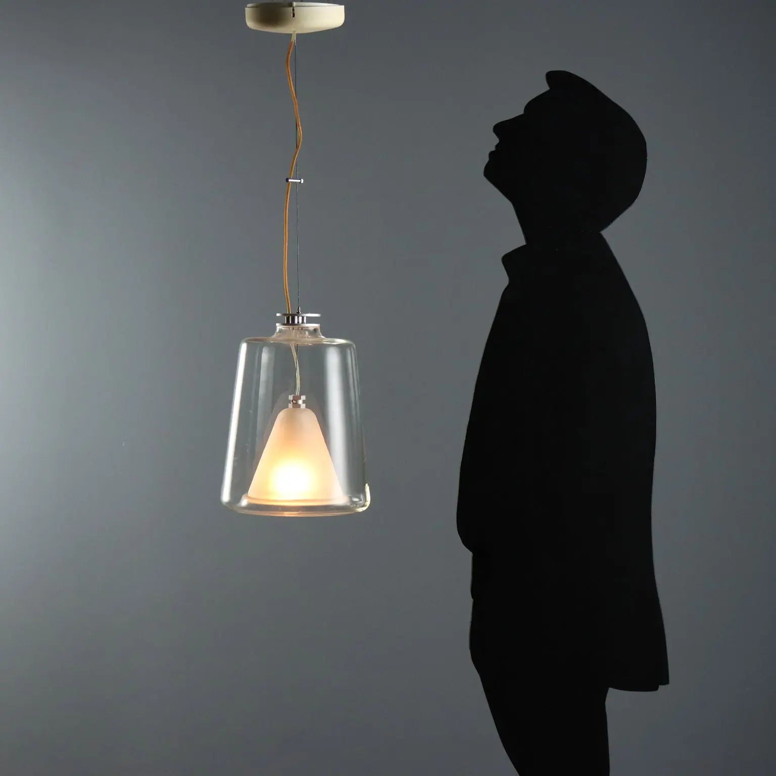 Vintage Lamp Oluce Lanternina Design Laudani and Romanelli 2000s