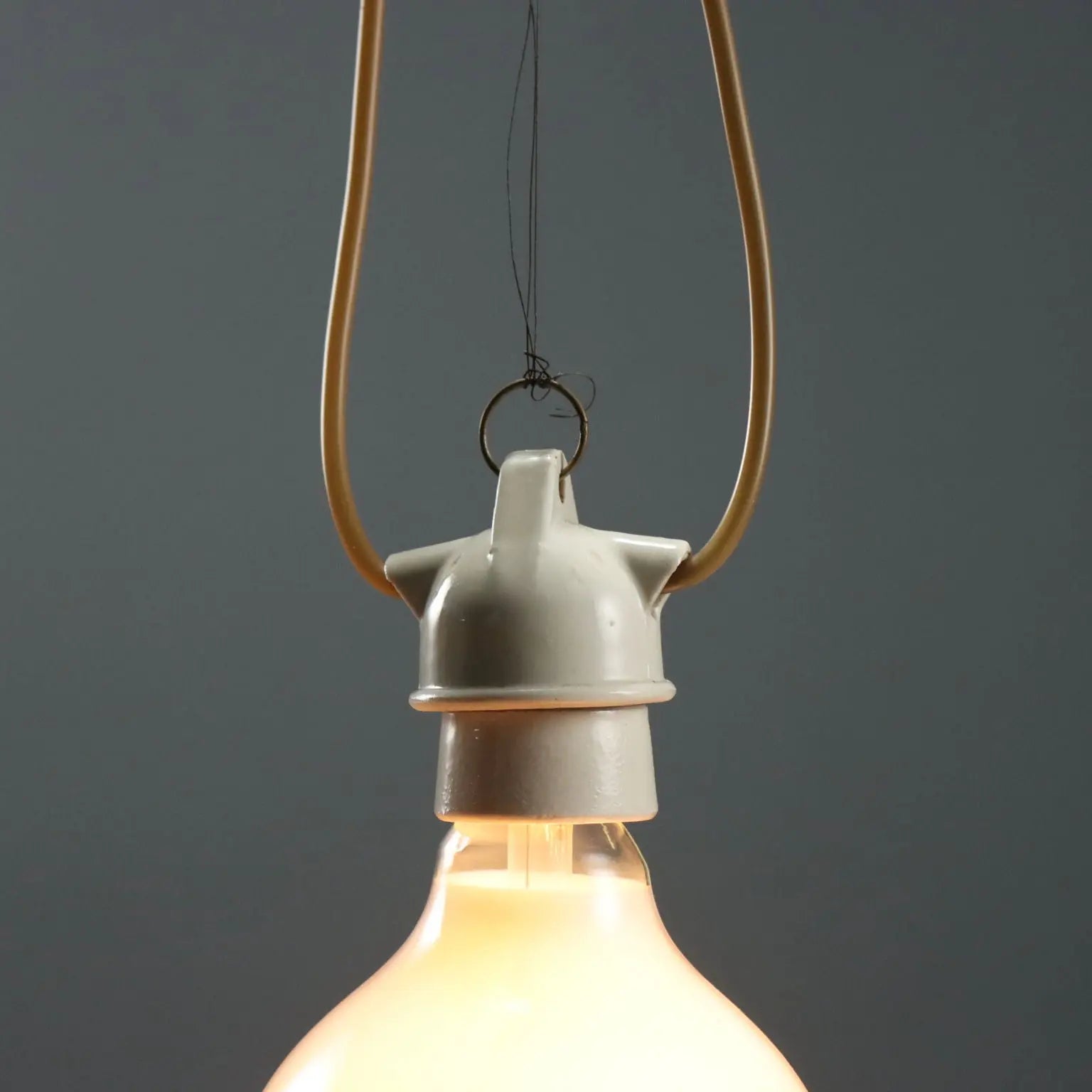 Vintage Lamp Ingo Maurer Design Donato Savoie Ceramic 1980s
