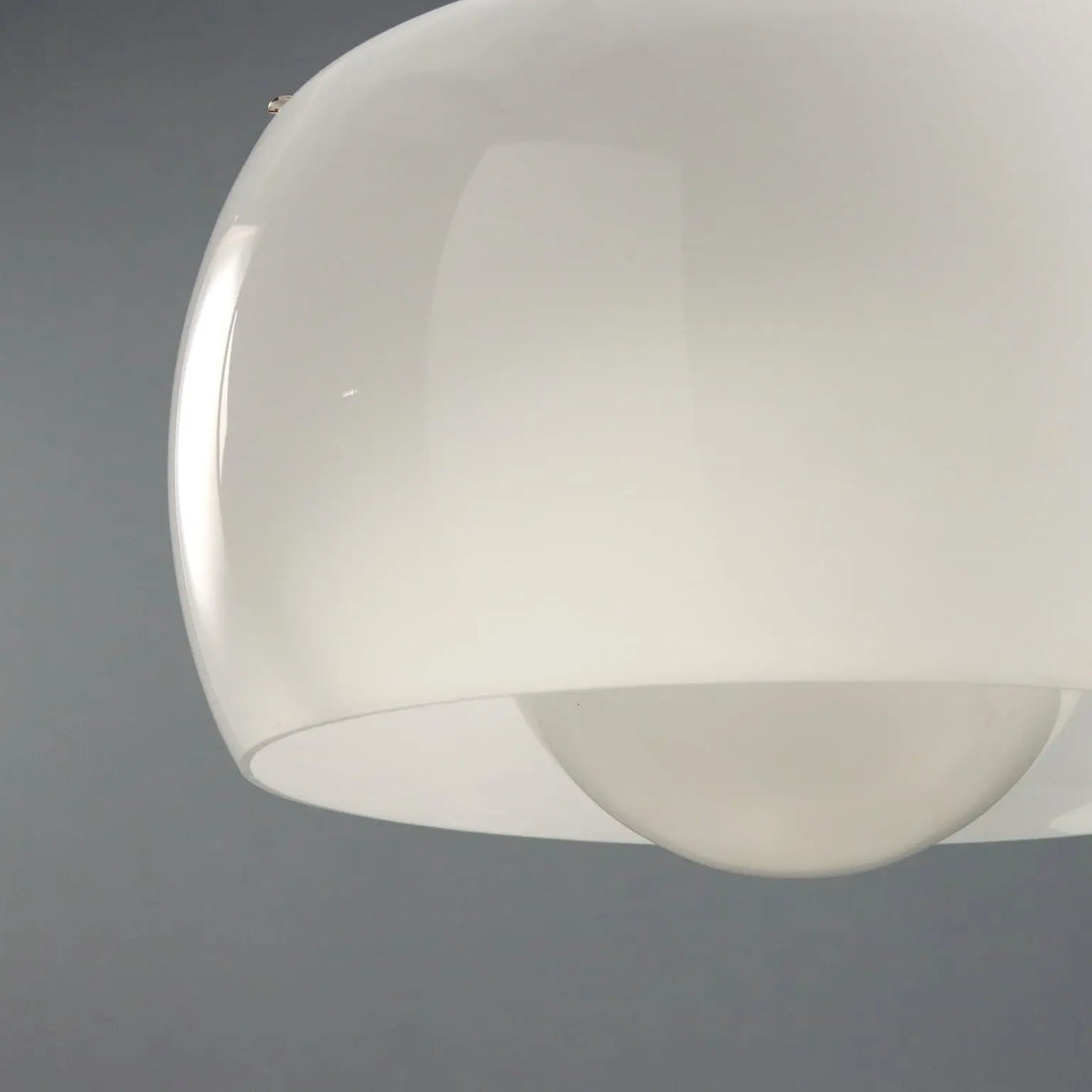 Artemide Clinio Lamp Vintage Metal Glass Design 1960s