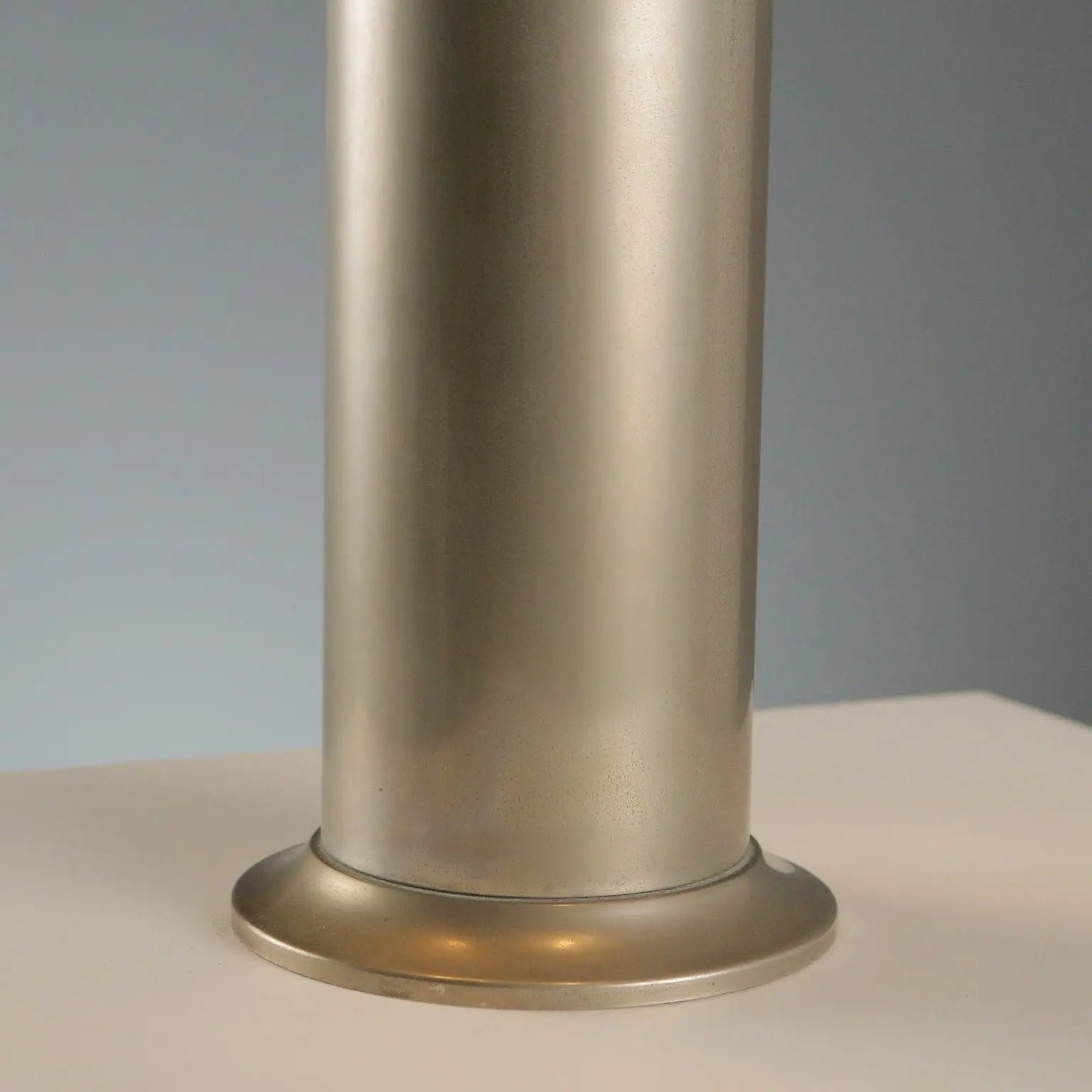 Vintage Table Lamp Aluminium Design Italy 1970s