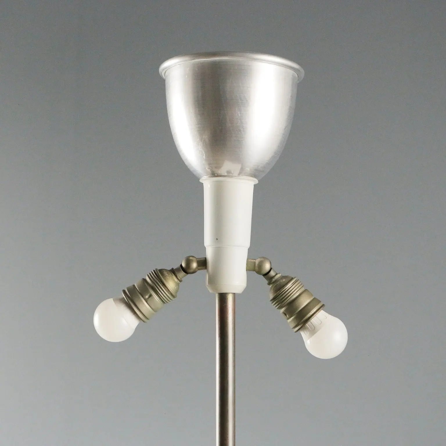 Vintage Table Lamp Aluminium Design Italy 1970s