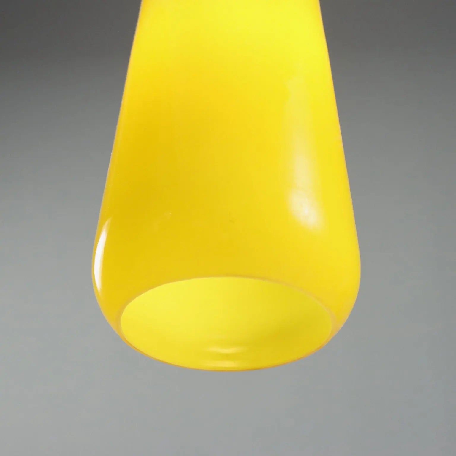 Vintage Lamp Yellow Murano Glass Design Italy 1960s