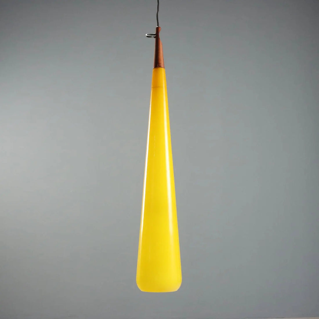Vintage Lamp Yellow Murano Glass Design Italy 1960s