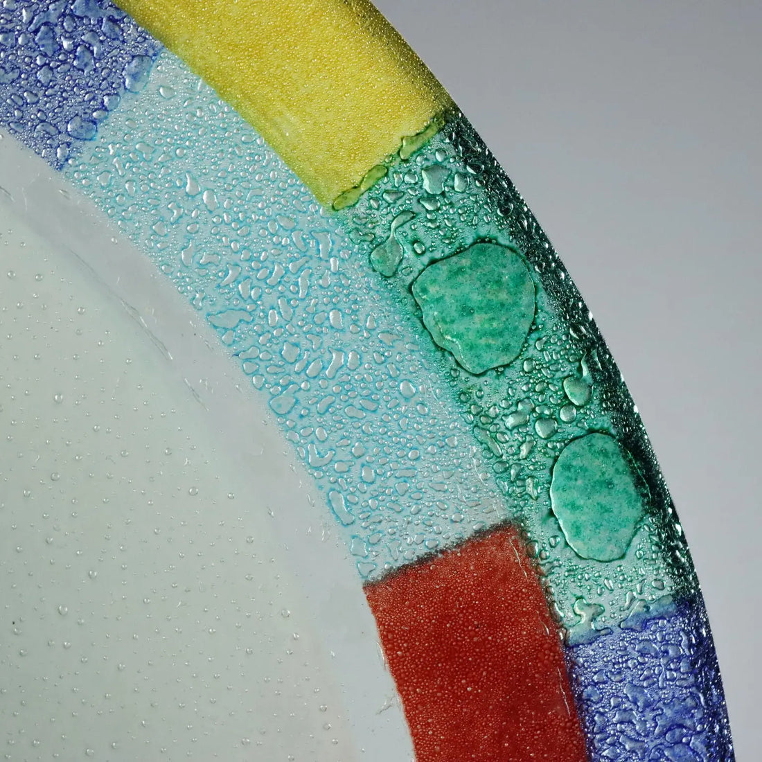 Vintage Table Lamp Murano Glass Design Italy 1980s