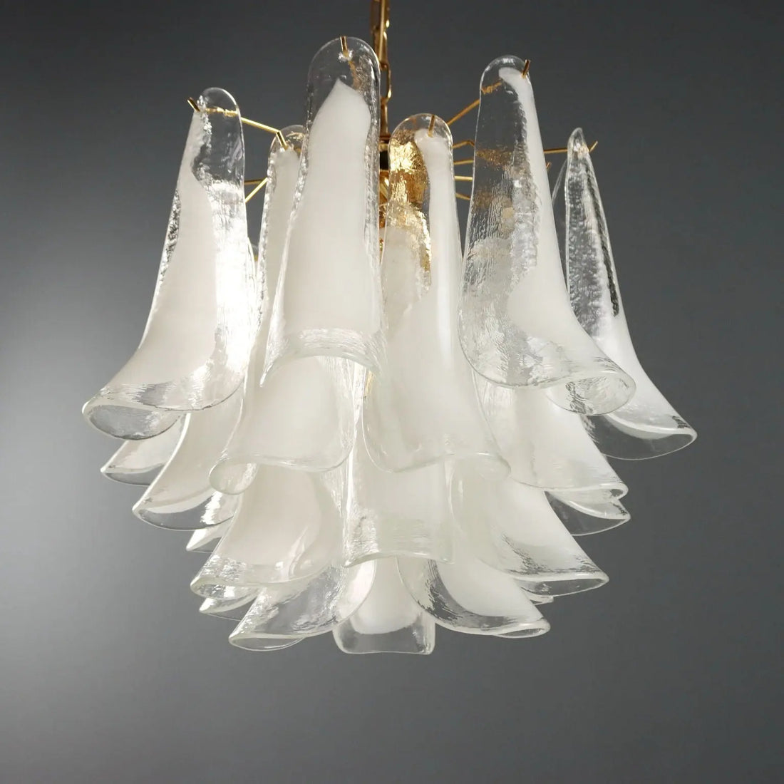1980s Novaresi Milan Glass Chandelier