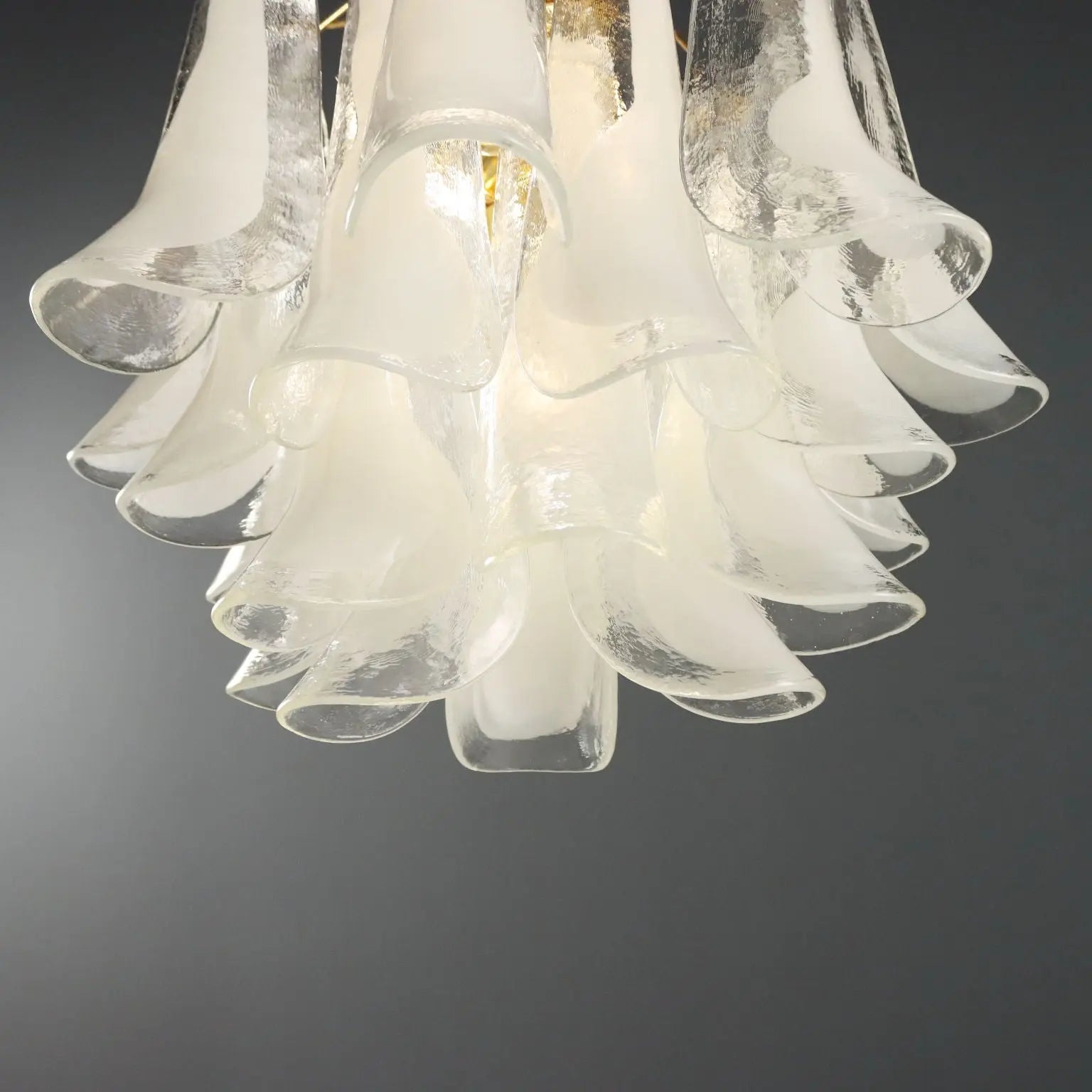 1980s Novaresi Milan Glass Chandelier