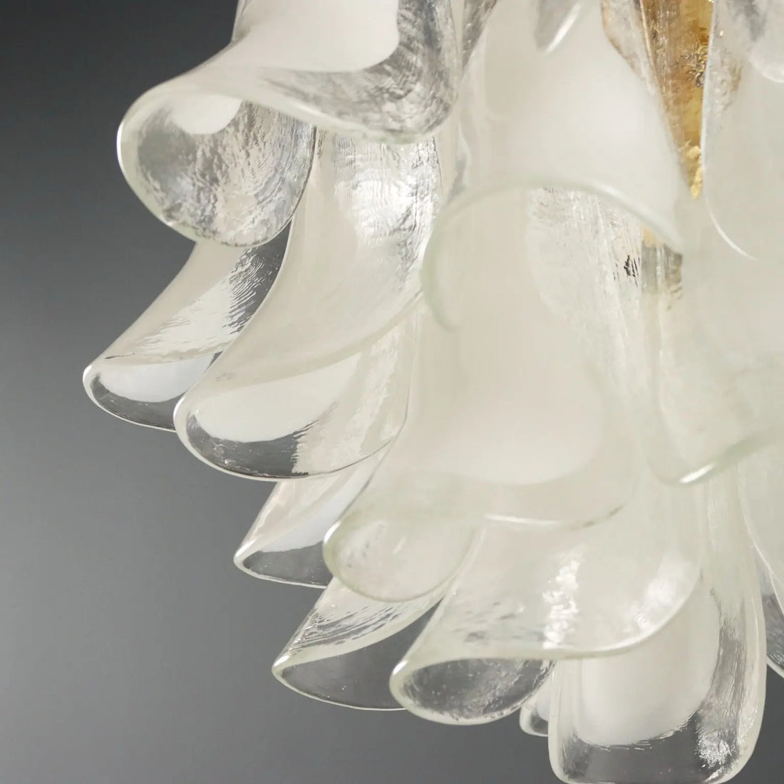 1980s Novaresi Milan Glass Chandelier