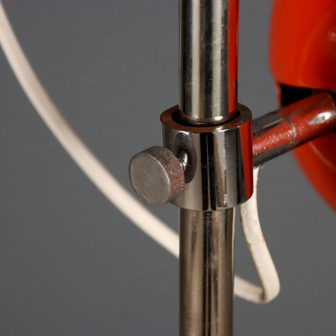 Vintage Floor Lamp Enamelled Metal Design Italy 1960s-1970s