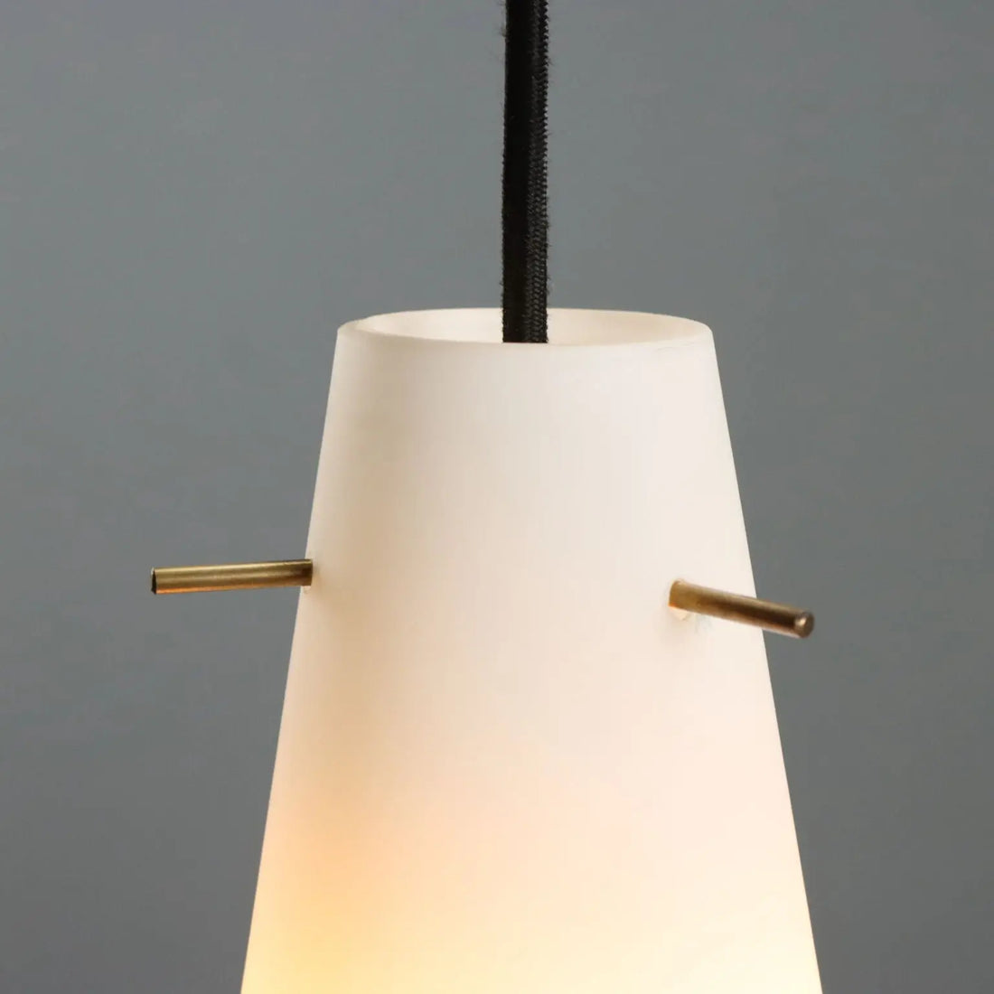 Vintage Lamps Metal Opaline Glass Design Italy 1960s 