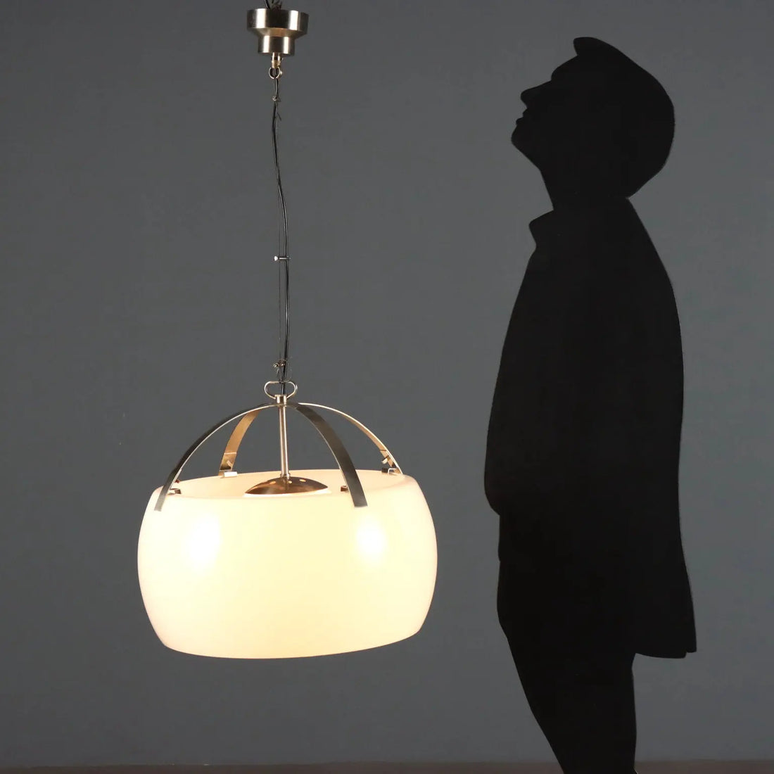 Artemide Omega Lamp Design Vico Magistretti Metal Italy 1960s-70s