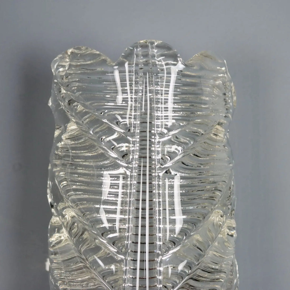 1950s Brass and Glass Wall Lamps