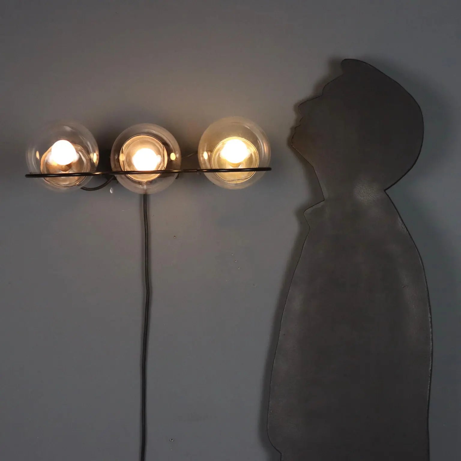 Vintage Wall Lamp in the Style of Sarfatti Italy 1960s