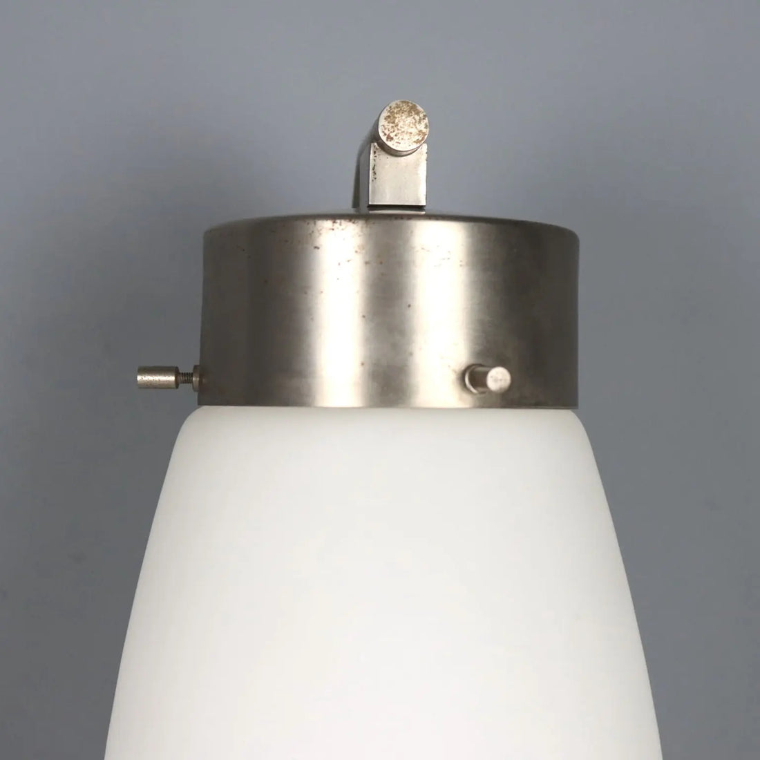 1960s Stilnovo Wall Lamp in Opaline Glass
