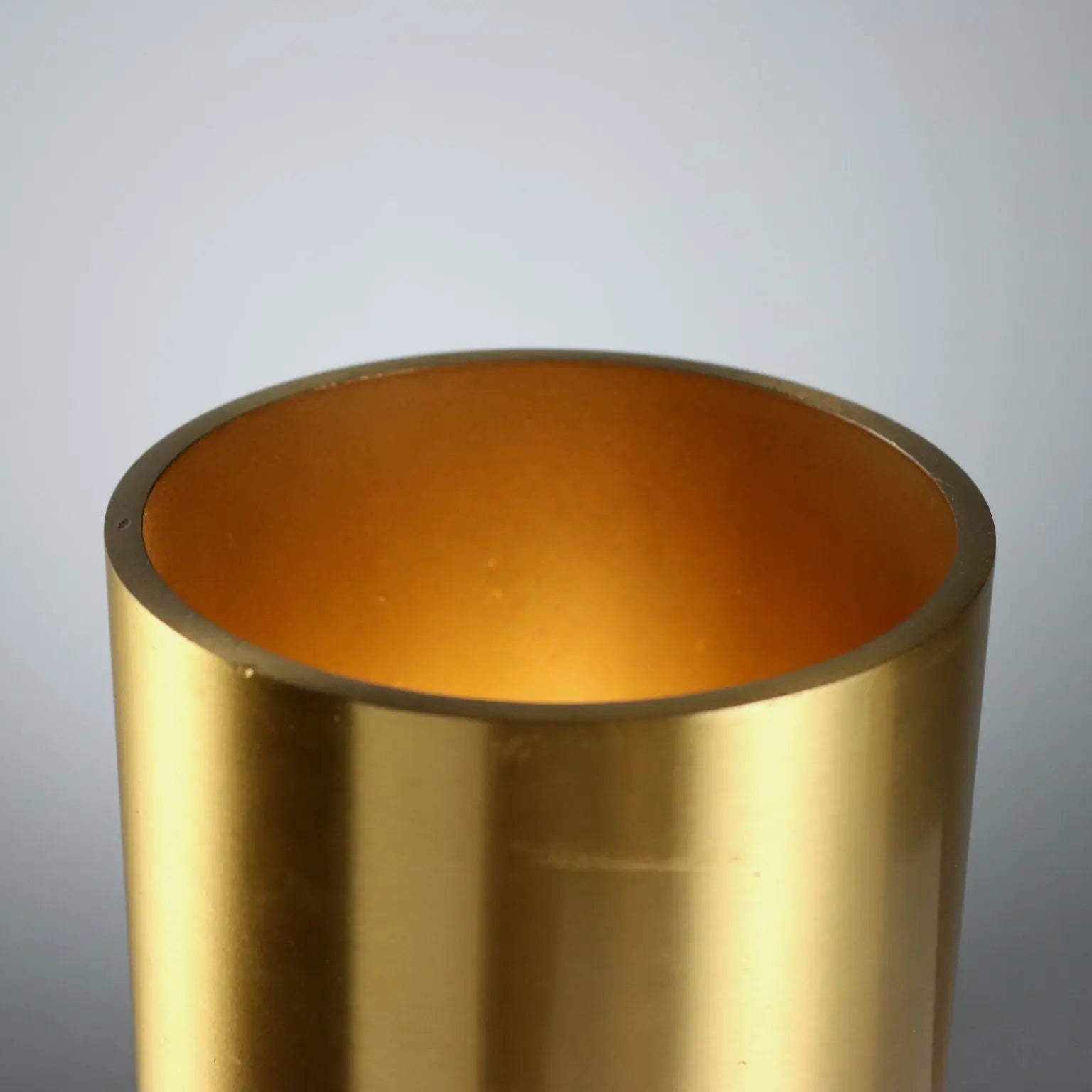 Vintage Table Lamp Brass Minimal Design Italy 1960s-1970s
