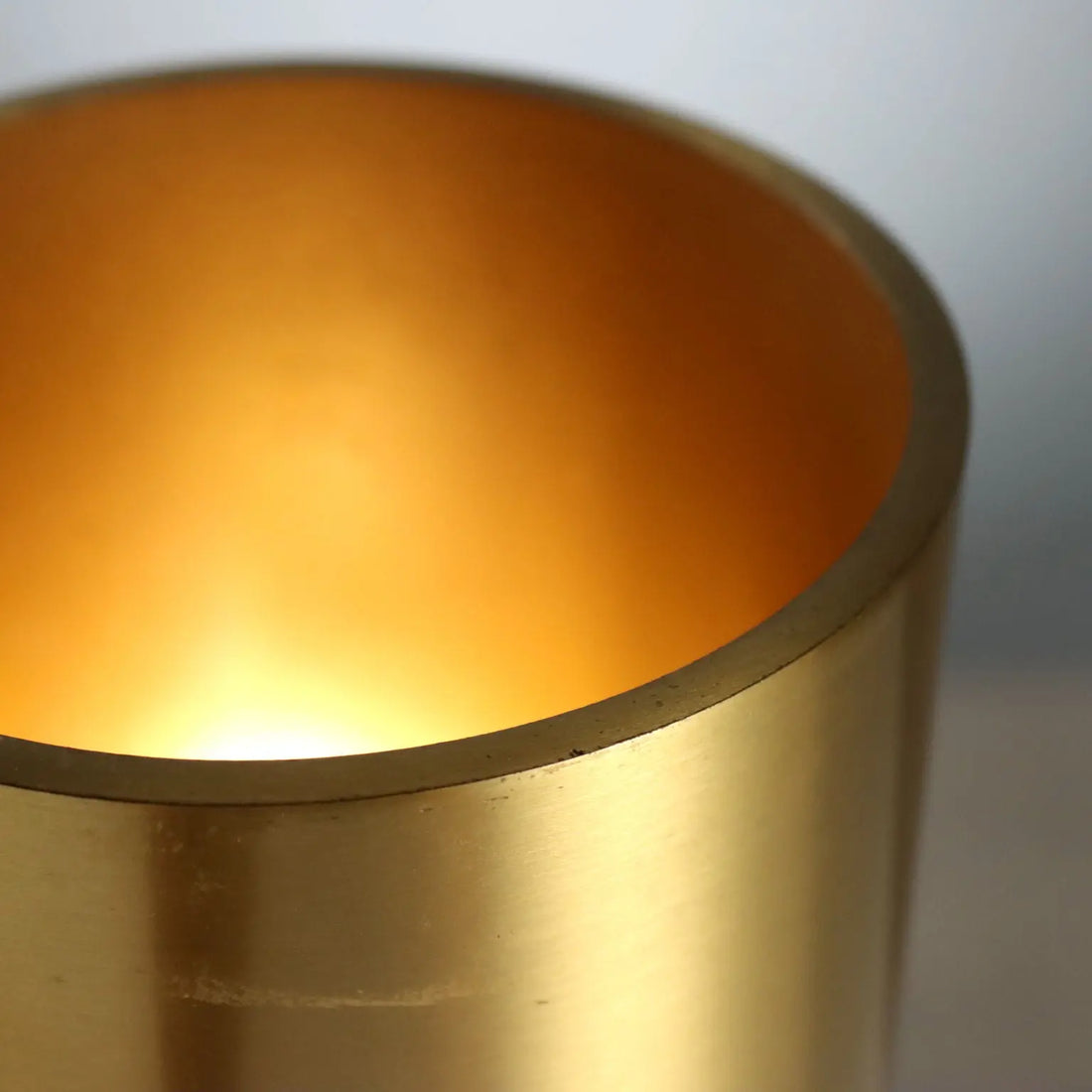 Vintage Table Lamp Brass Minimal Design Italy 1960s-1970s