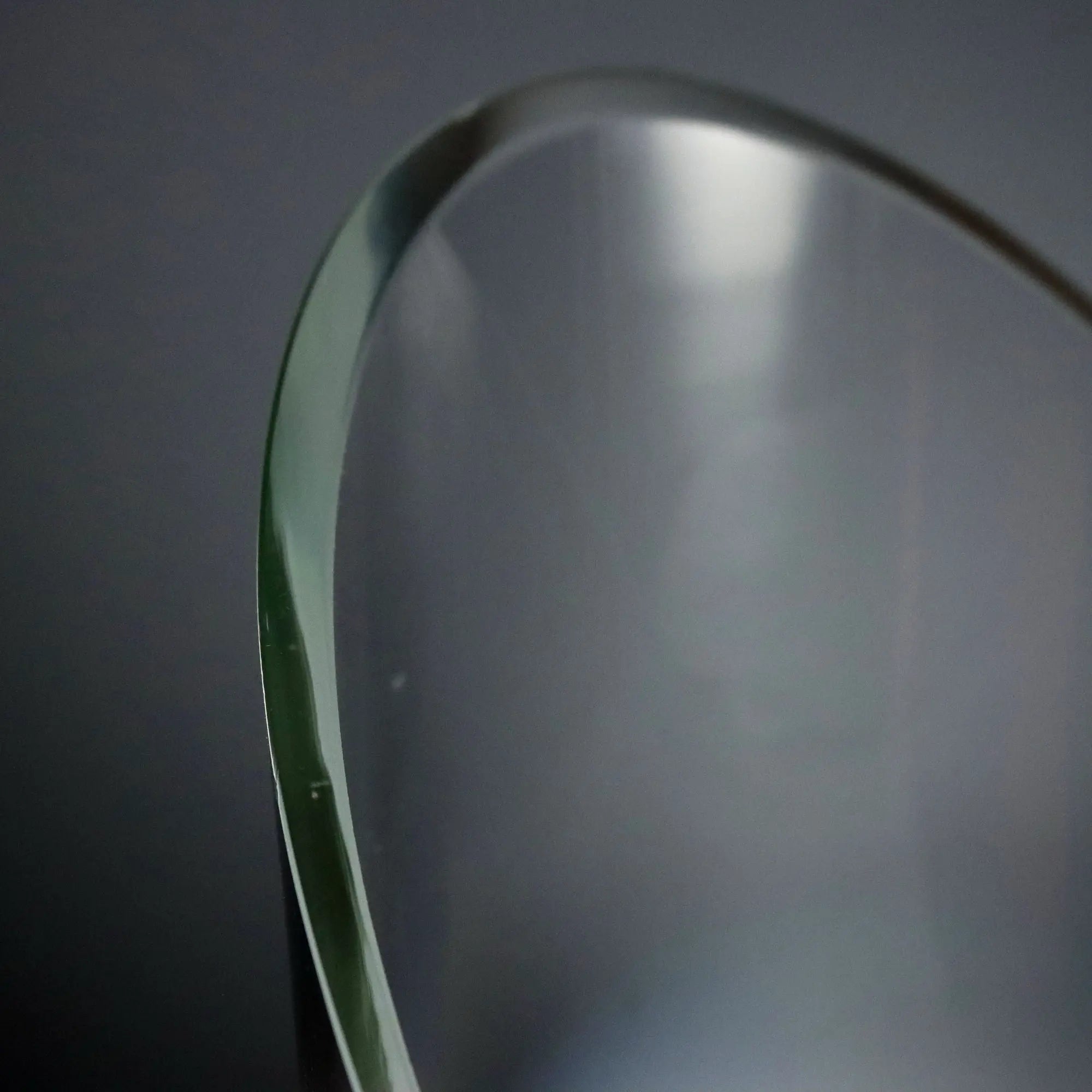 Vintage Table Lamp Glass Metal Design Italy 1970s