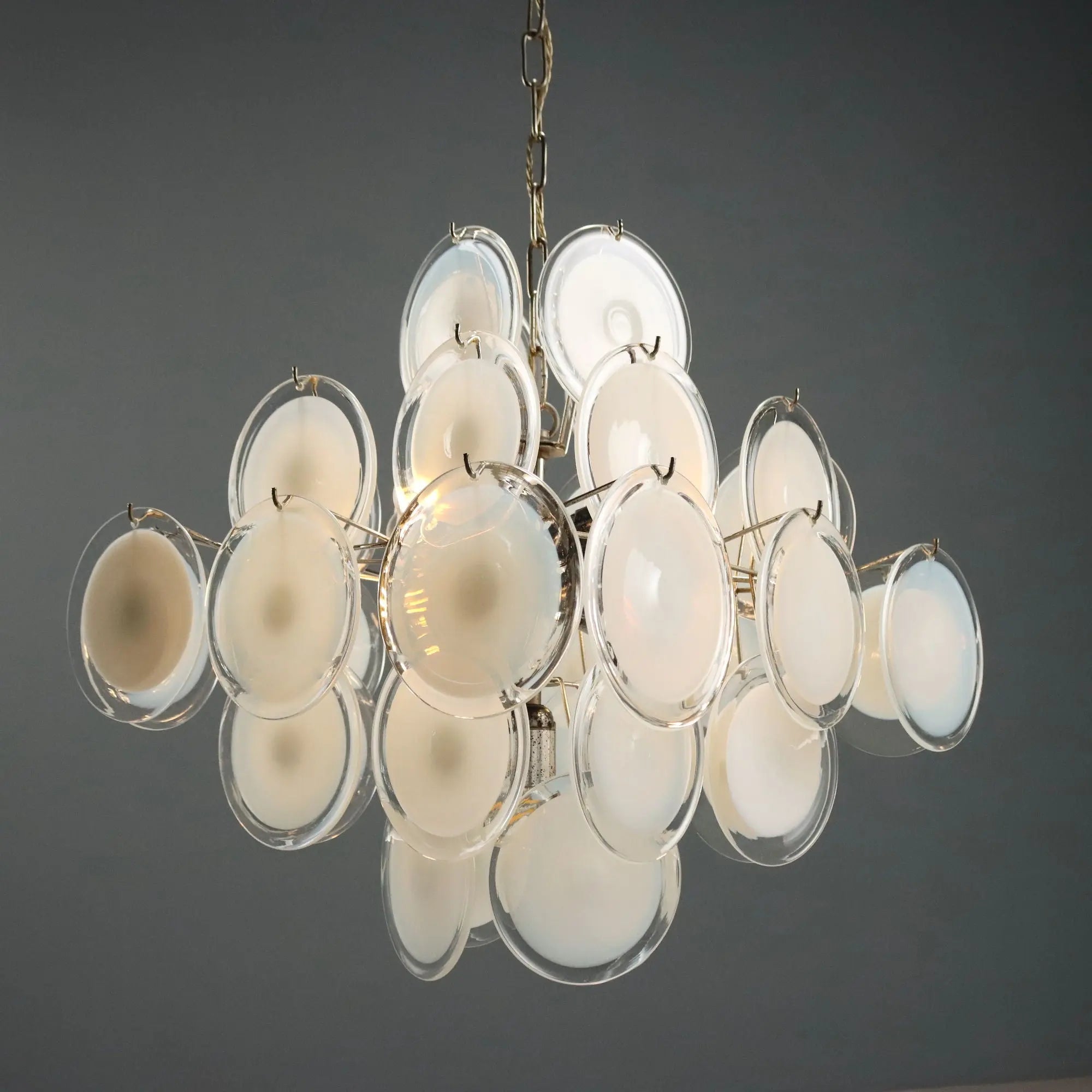 Vintage Ceiling Lamp Murano Glass Design Italy 1970s