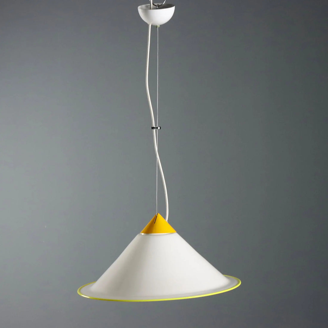 Vintage Ceiling Lamp Multi-Coloured Glass Design Italy 1980s