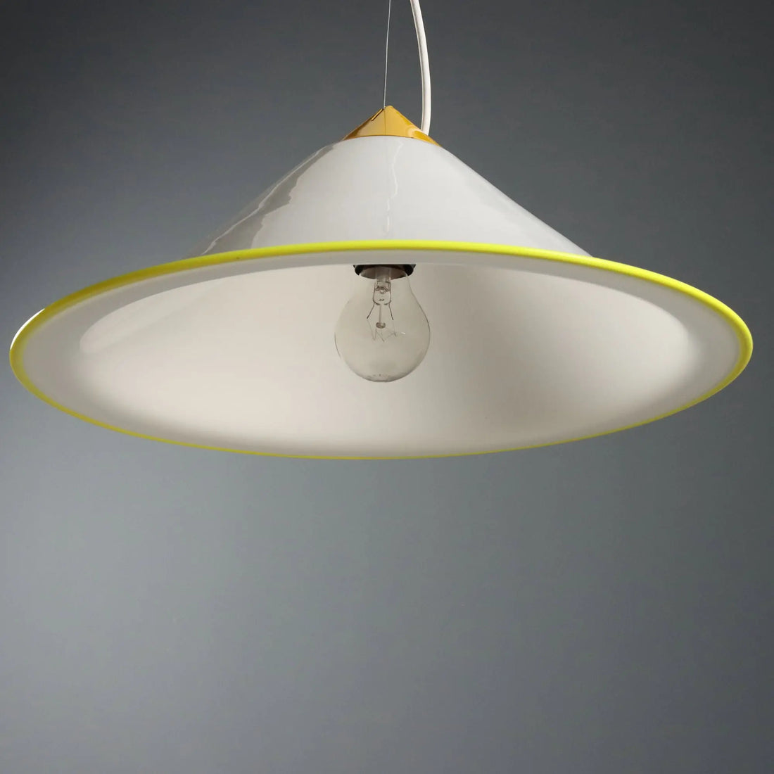 Vintage Ceiling Lamp Multi-Coloured Glass Design Italy 1980s