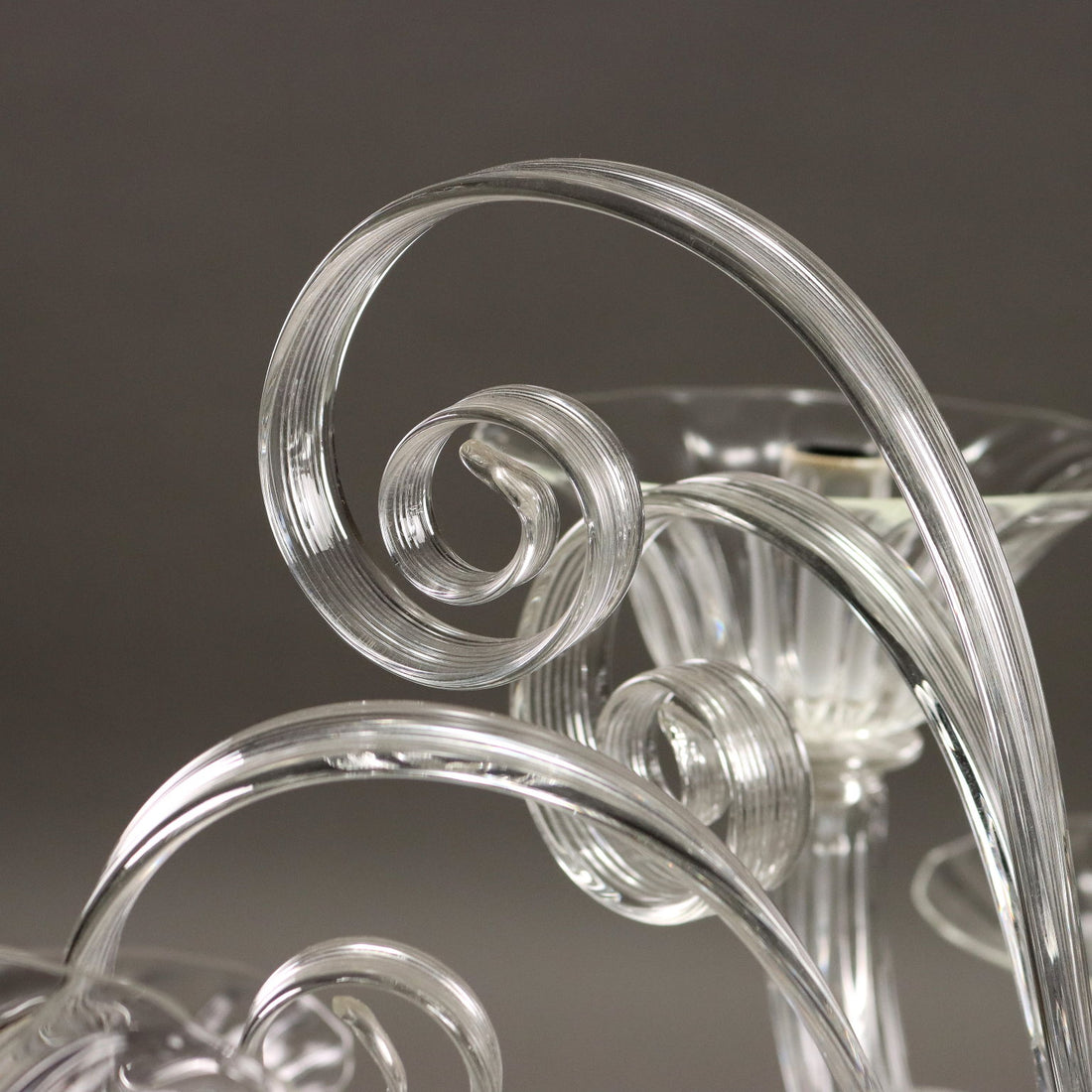 Antique Chandelier Blown Glass 12 Lights Venice Italy XX Century - Murano, XX Century | Modernism  Lighting