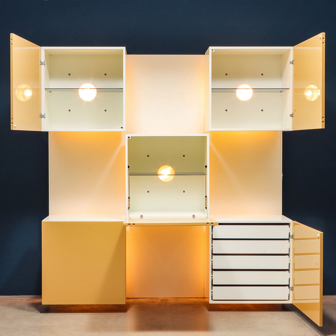 Acerbis Life Bookcase Design Roberto Monsani Vintage Italy 1980s | Modernism | Bookcases