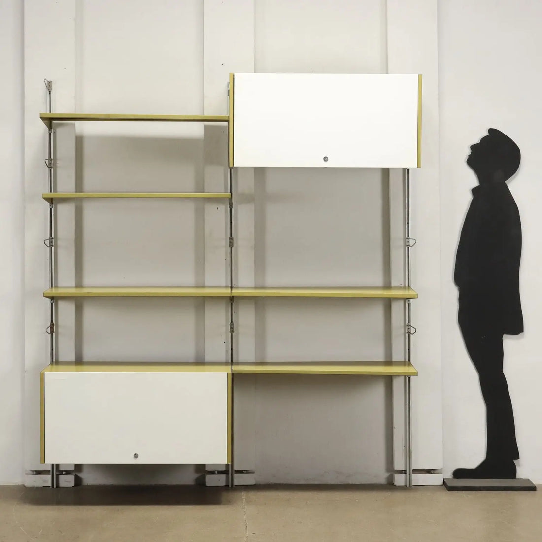Vintage 1960s Bookcase ICF De Padova CSS Design G. Nelson | Modernism | Bookcases