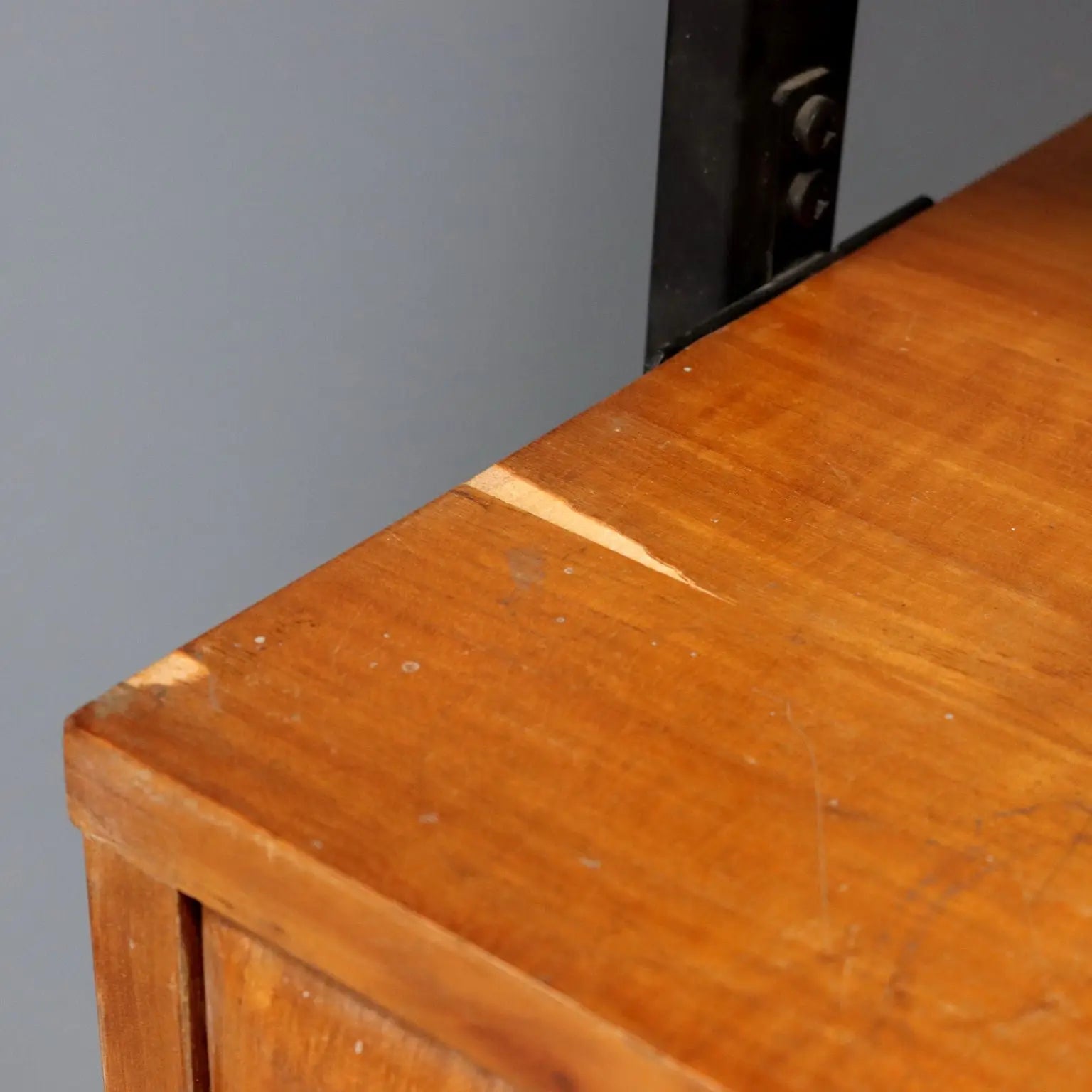 Vintage Bookcase Mahogany Veneer Design Italy 1950s-1960s