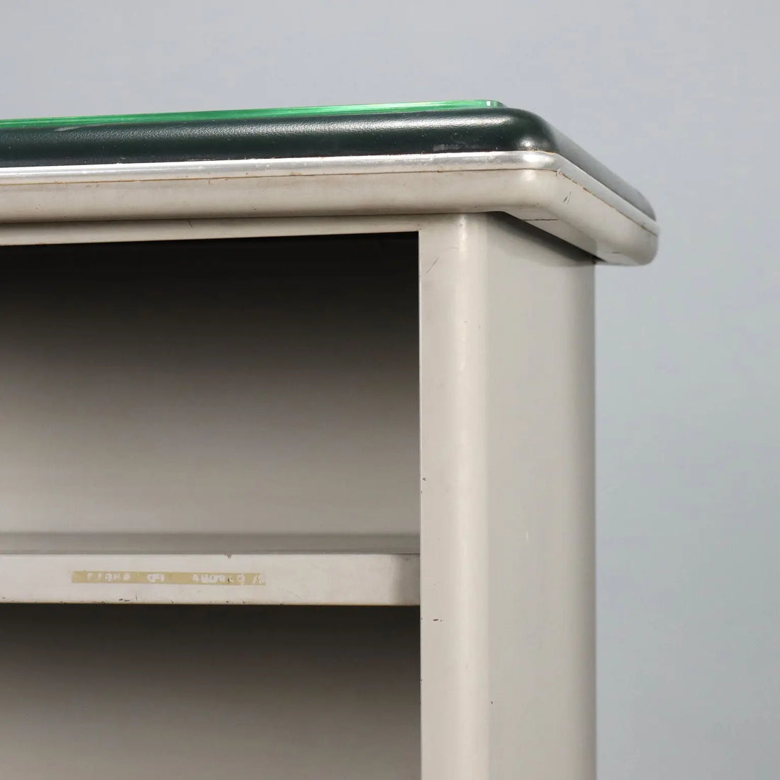 1960s Metal Bookcase with Adjustable Shelves