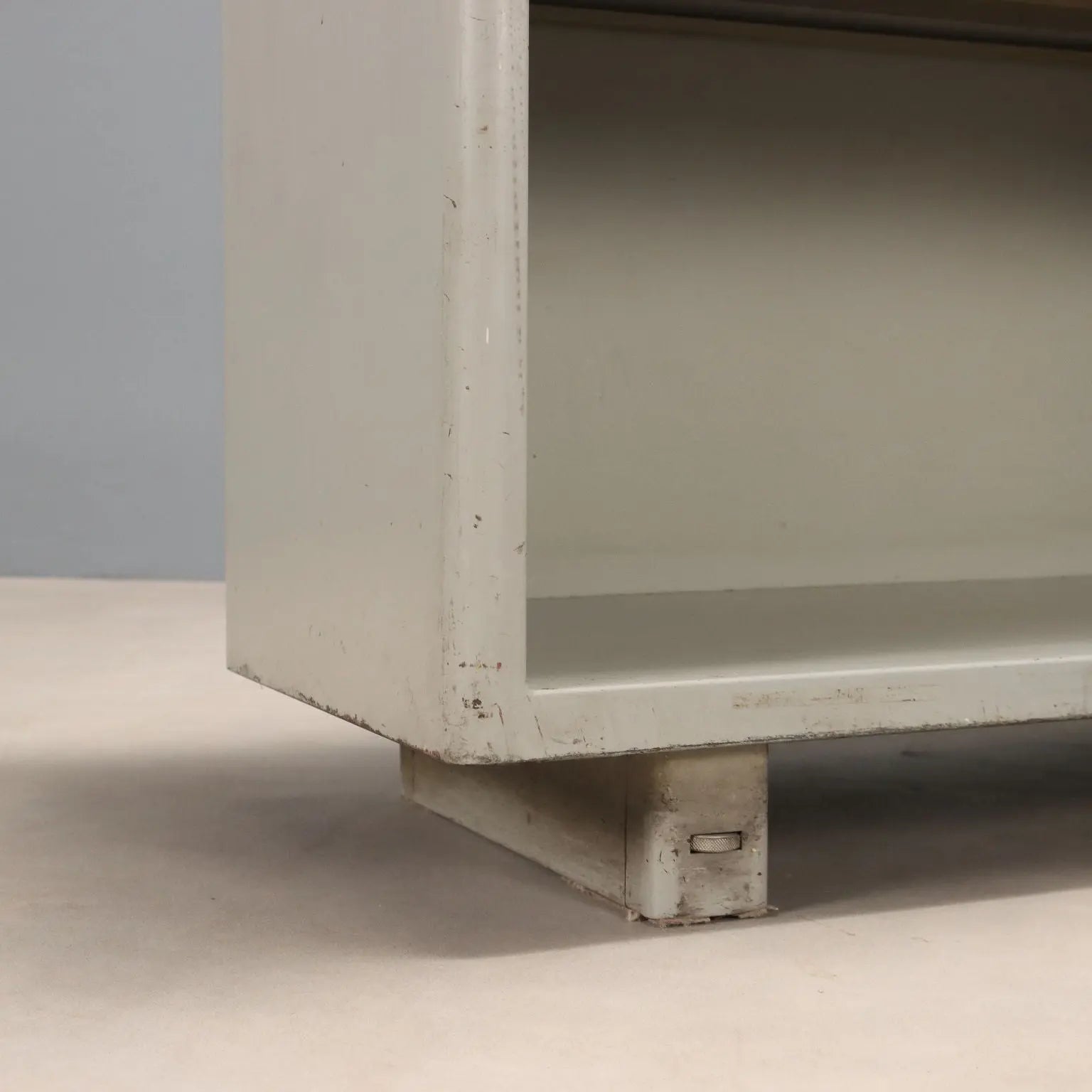 1960s Metal Bookcase with Adjustable Shelves