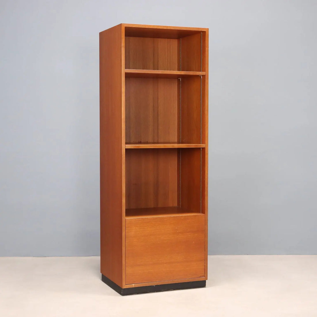 Vintage Bookcase Zingg-Lamprecht Teak Veneer Design 1960s