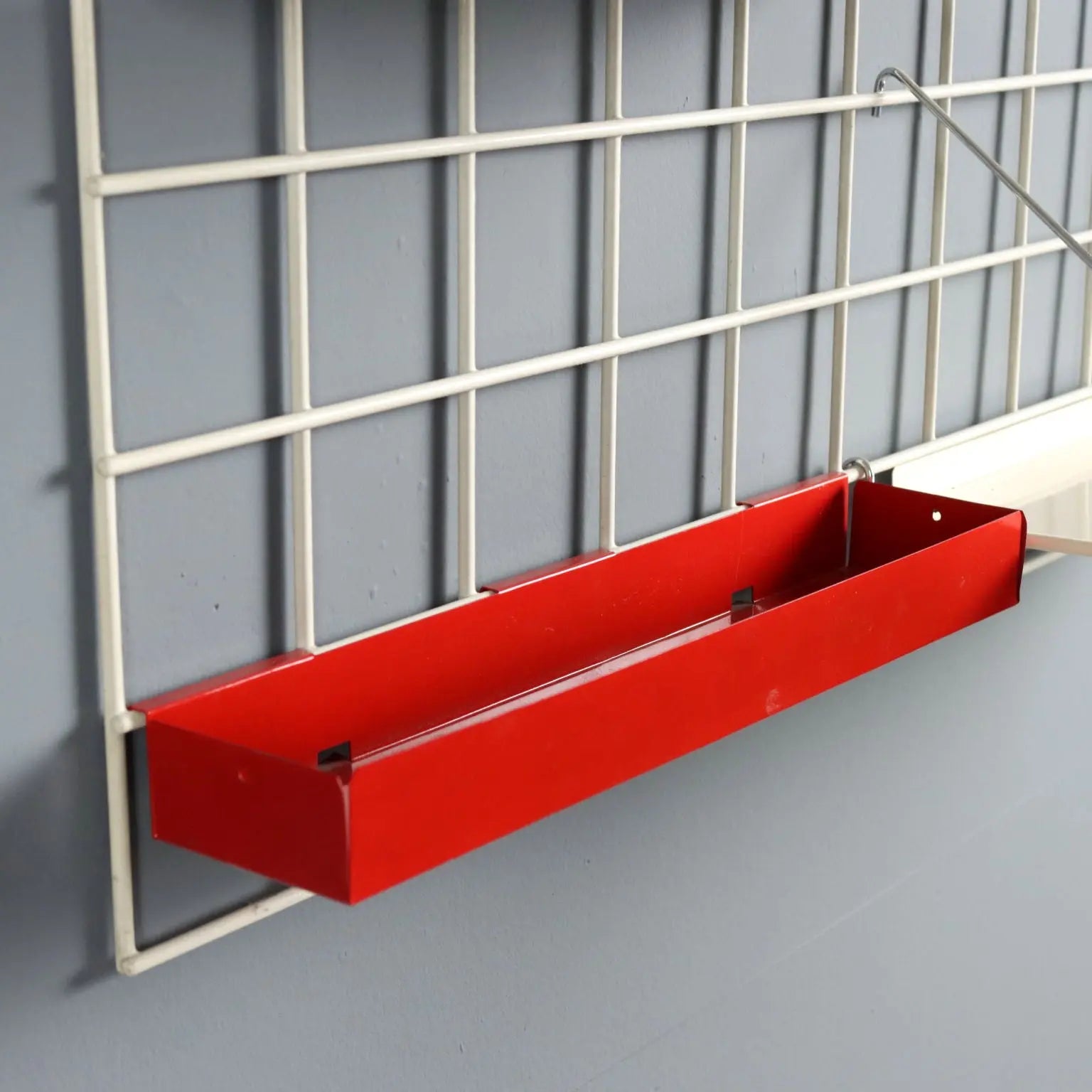 Vintage Modular Wall System Adjustable Shelves Design 1970s