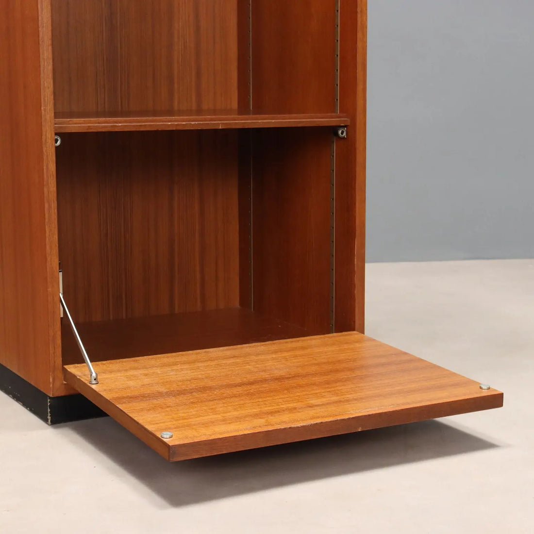Vintage Bookcase Zingg-Lamprecht Zurich Teak Veneer Design 1960s