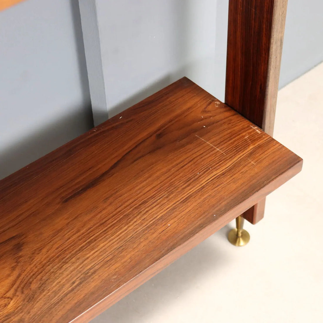 Vintage 1950s-60s Bookcase with Bar Compartment