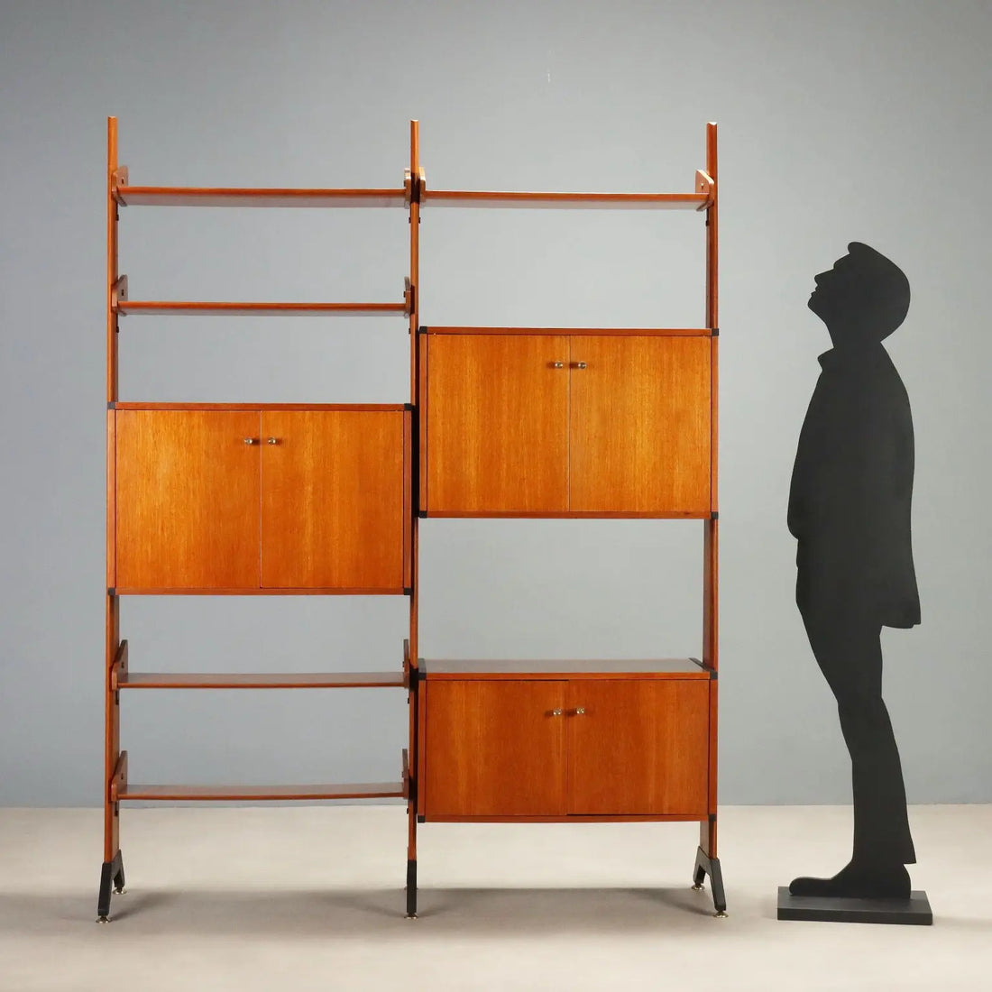 Vintage Bookcase AV Arredamenti Contemporanei Italy 1960s