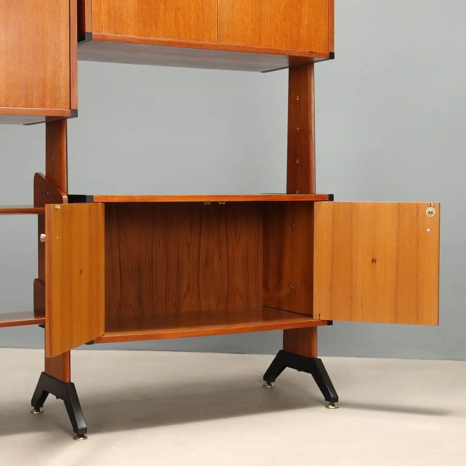 Vintage Bookcase AV Arredamenti Contemporanei Italy 1960s