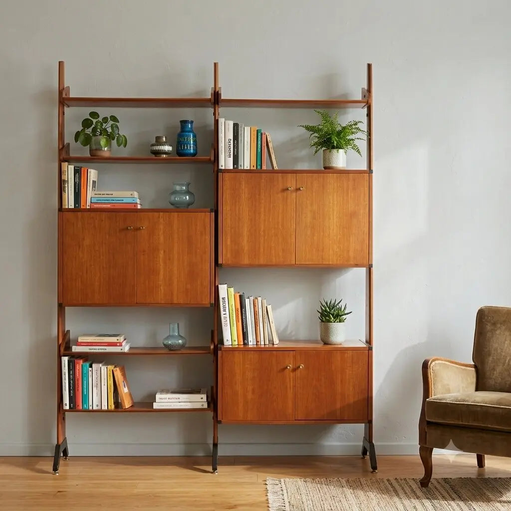 Vintage Bookcase AV Arredamenti Contemporanei Italy 1960s