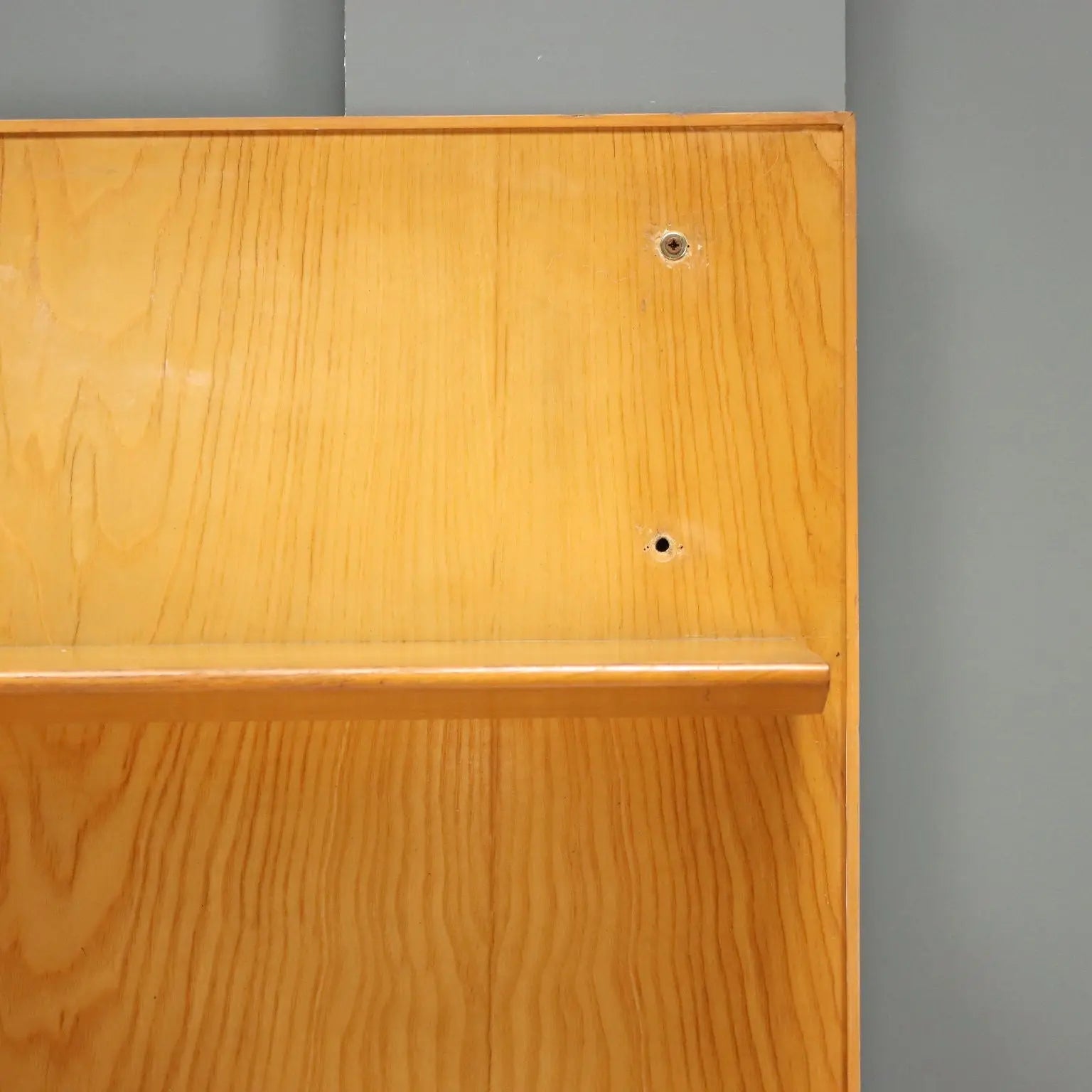 Vintage Cabinet Maple Flap Door Design Italy 1960s