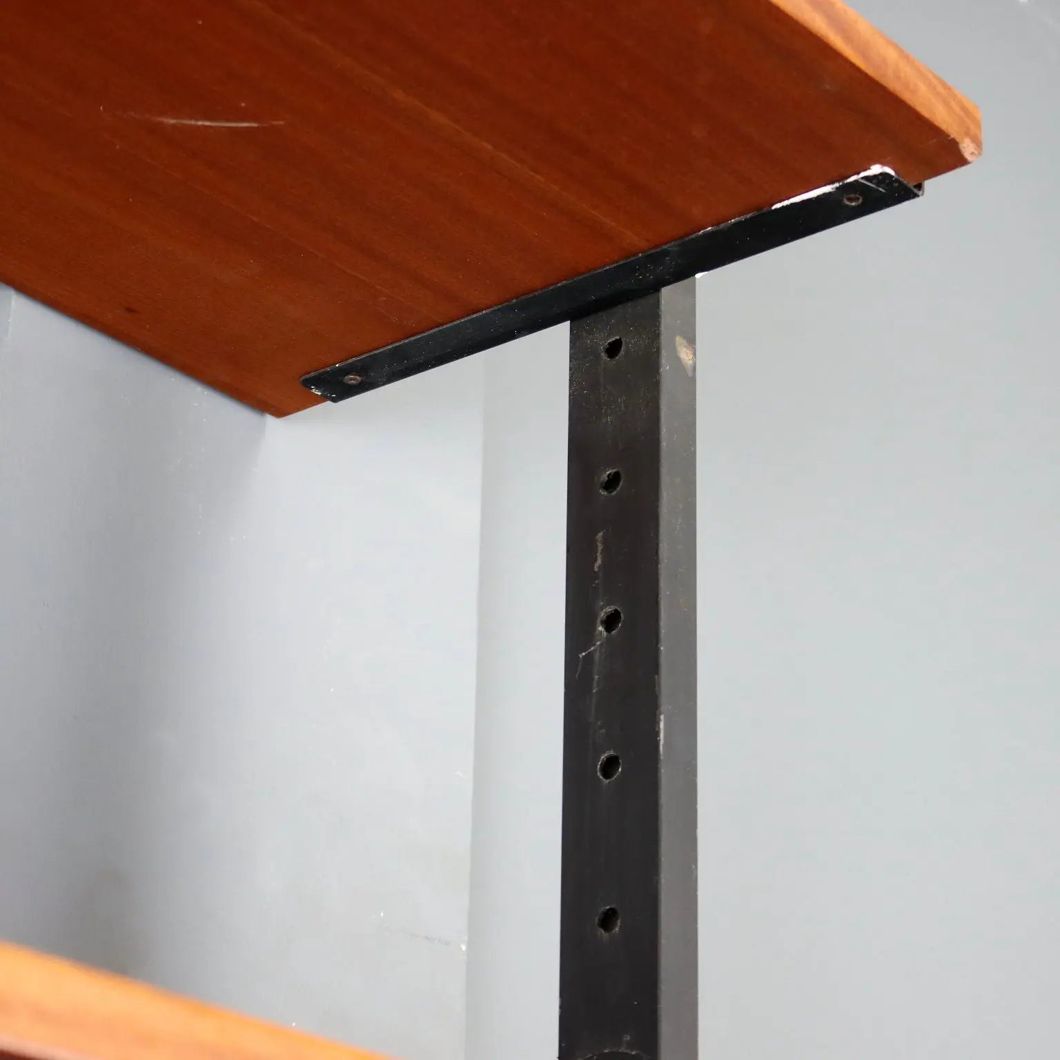 1960s Mahogany and Brass Bookcase