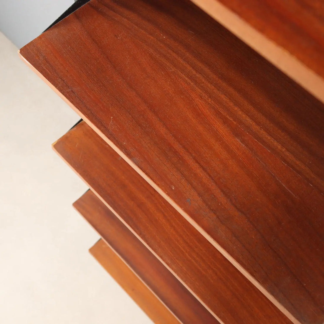 1960s Mahogany and Brass Bookcase